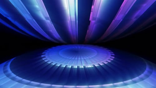 Abstract Circle Light Rays 02