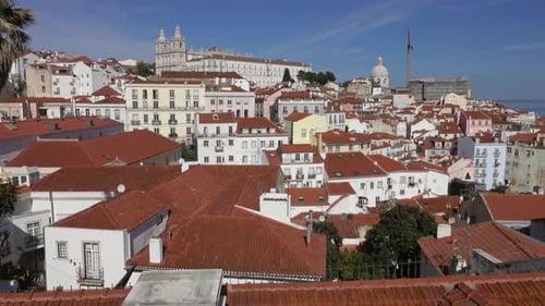 Historic Old District Alfama in Lisbon