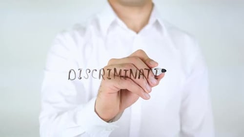 Writing Discrimination On Glass Surface