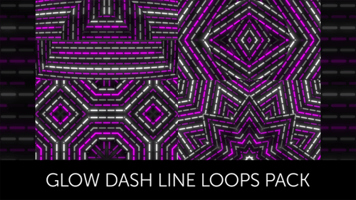 Glow Dash Line Loop-Set