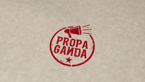 Grunge Propaganda Stamp Text Logo Reveal