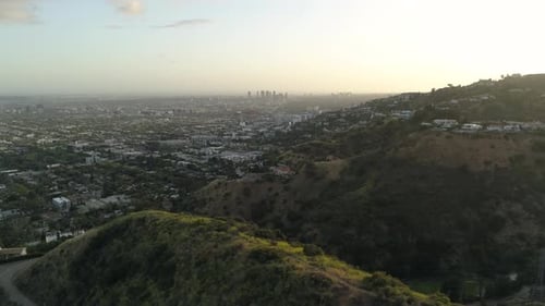 Aerial view of Los Angeles