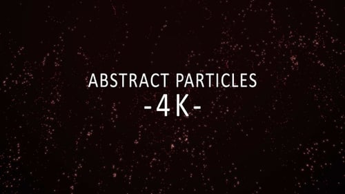 Abstract Floating Red Particles Digital Background