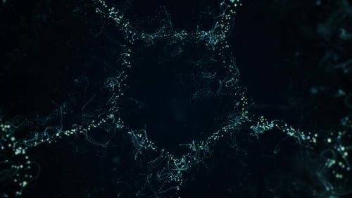 Abstract Digital Particle Flow Loop Background