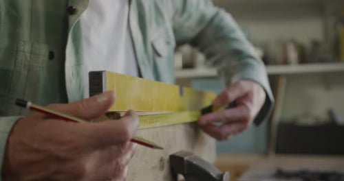 Man doing DIY at home