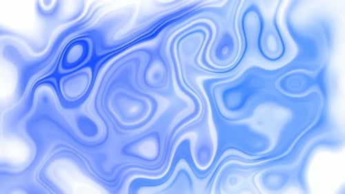Abstract Fluid Blue and White Seamless Flowing Background