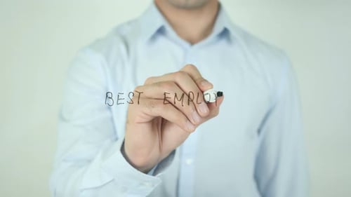Best Employeer, Writing On Screen