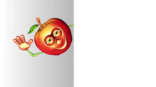 Apple Promotion Ads Looped Cartoon Animation