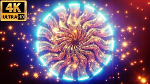 Shining Gold Tunnel 4k