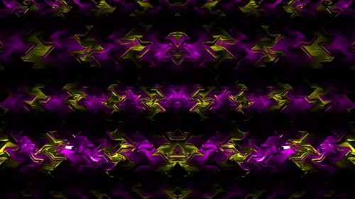 Purple-Yellow Abstract Loop Background