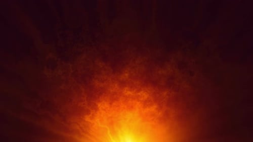 Animated Fiery Abstract Energy Background Loop