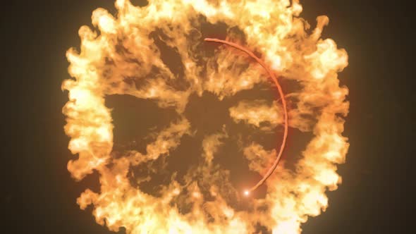 Explosion and a ring of fire, Miscellaneous Motion Graphics ft. explode ...