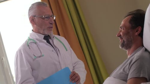 Happy Patient Hearing Good News From Physician