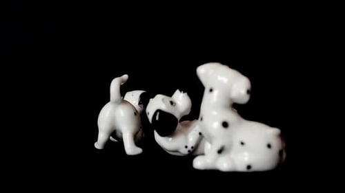 Shooting of a Statuette of a Dog 8
