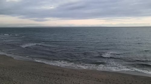 Wellen am Strand