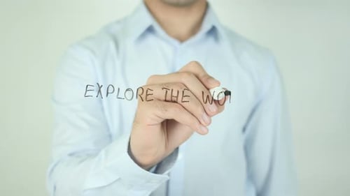 Explorez le monde en écrivant à l'écran
