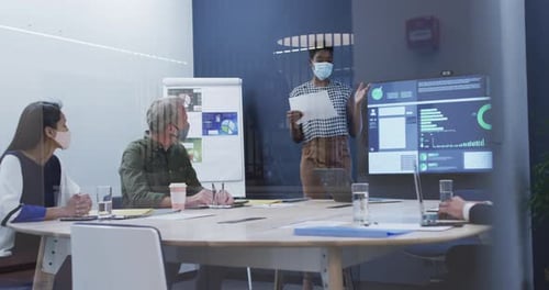 Diverse Business Team Meeting in Conference Room