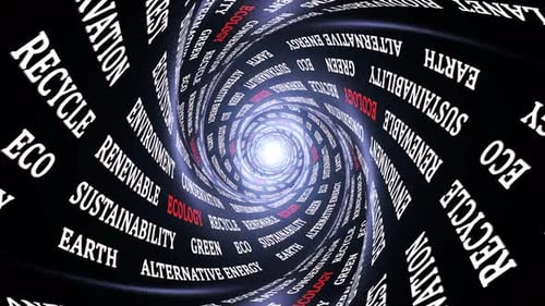 Ecology Keywords on the Tunnel Wall