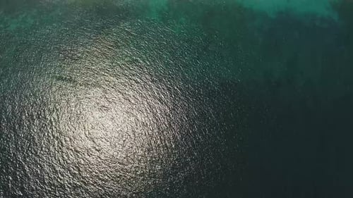 Aerial View Beautiful Beach