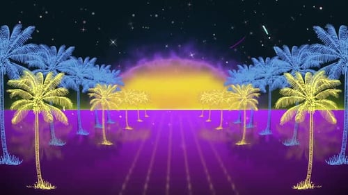 Retro-Nacht-Hintergrund