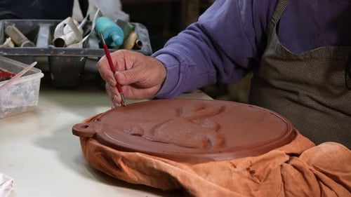 Working In A Ceramic Workshop 12