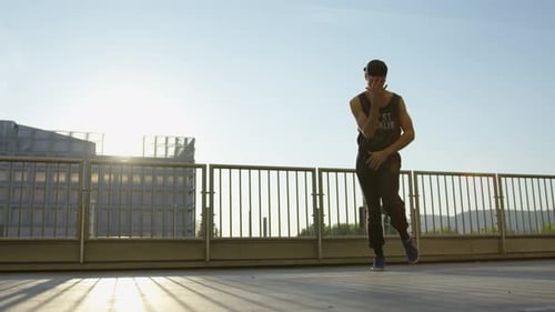 B-boy top rock moves