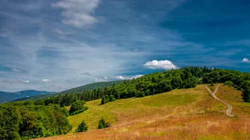 Carpathian Time Lapse in Beskid Mountains