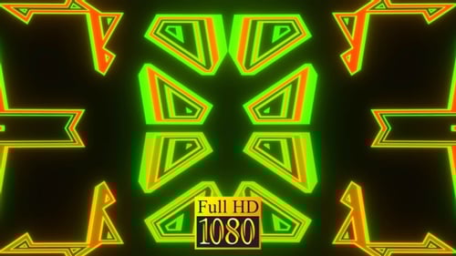 Vj Loop Kaleidoscope Ripple HD