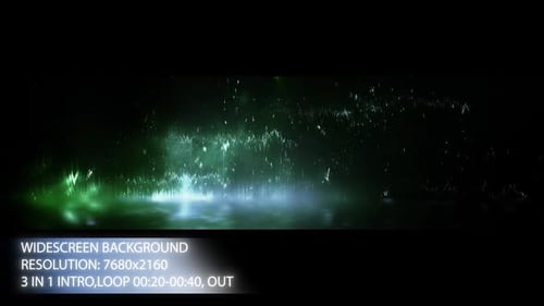 Artifical Glow Green Lights