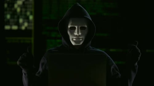 Masked Figure Coding in Dark Room