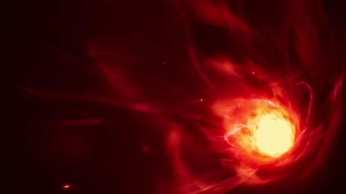 Abstract Energy Colored Tunnel Portal