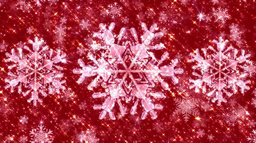 4k Big Snowflakes