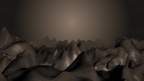 Walk along raised ice path through endless ice cave