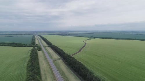 Flight Over the Highway