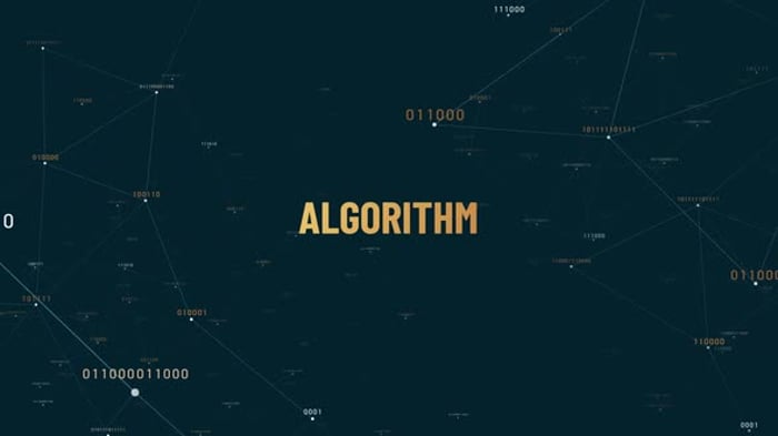 Algorithm Digital Technology Animation 4K, Backgrounds Motion Graphics ...