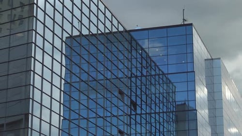 Modern Office Building Exterior in Urban Setting