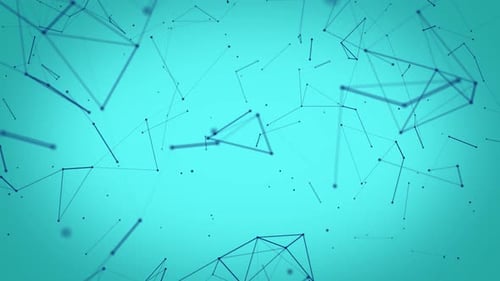 Abstract Network Connection Loop Background Animation