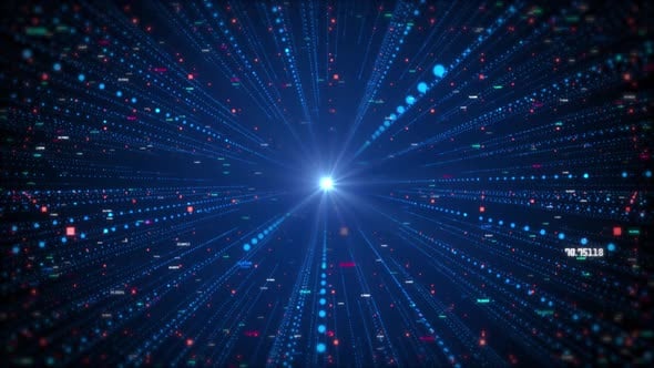 Digital Data binary code network fly binary code ., Backgrounds Motion ...