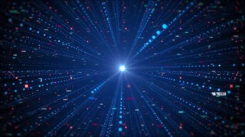 Código binario de datos digitales Network Fly Binary Código.