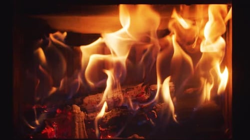 Amazing Closeup Fire Flames
