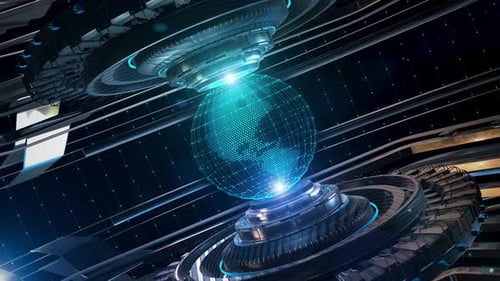 Globo de alta tecnologia