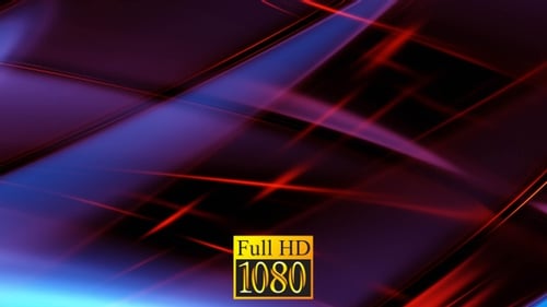 Dynamic Abstract Neon Light Trails Motion Background