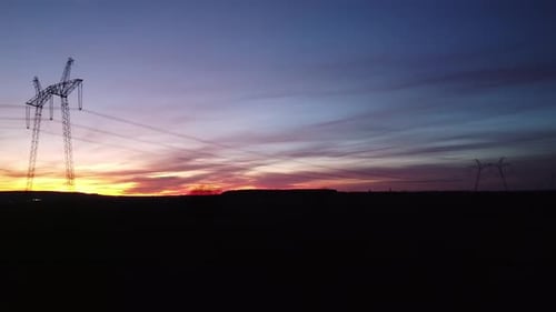 Power Lines, Power Transmission Towers