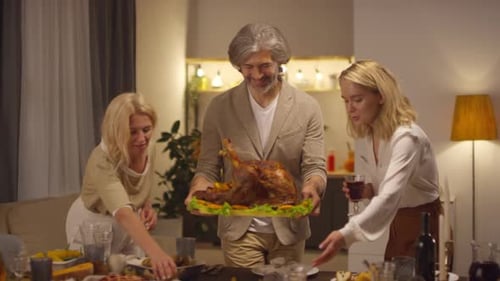 Bringing Turkey To Thanksgiving Table