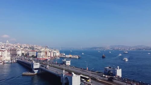 Aerial View of Galata District