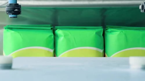 Automatic Packing Bags with Flour