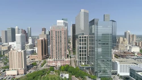 Aerial view of Houston