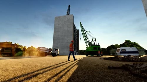 Building Construction And Worker