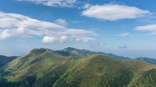 Clouds over Green Mountains