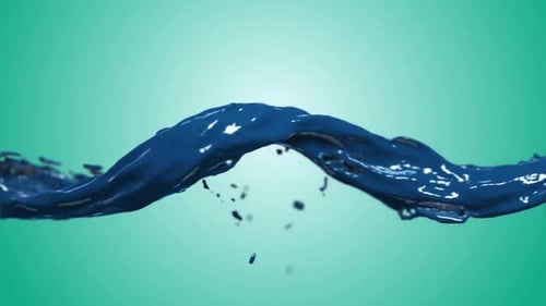 rainbow colors, fluid simulation. spilled paint. color dark blue